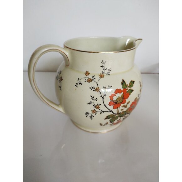Vintage Cream Pitcher Trentham Pattern by Wedgwood England 5" Tall - Picture 8 of 16